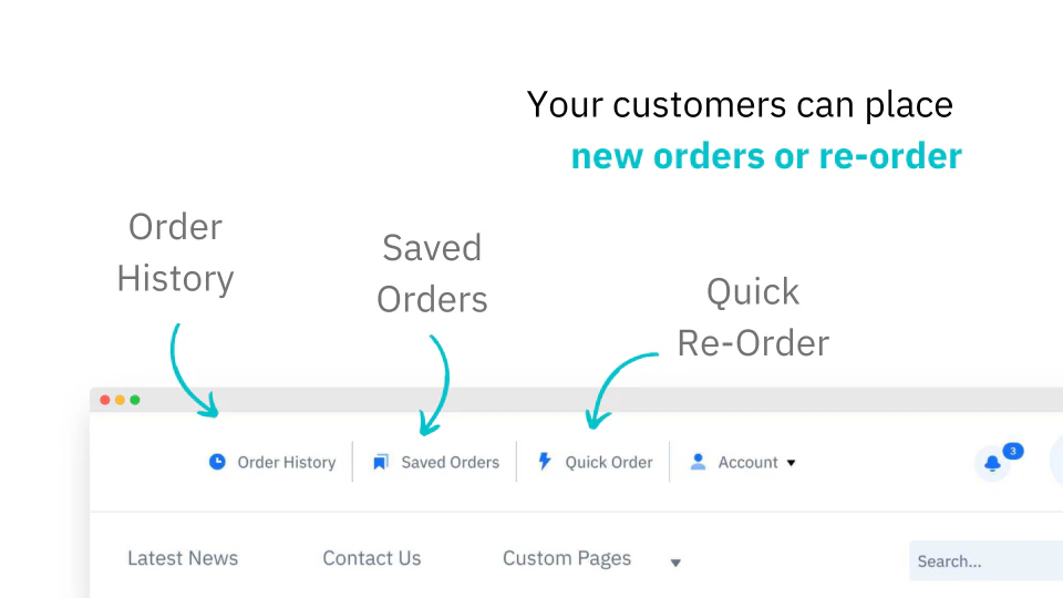 screenshot of B2B Wave